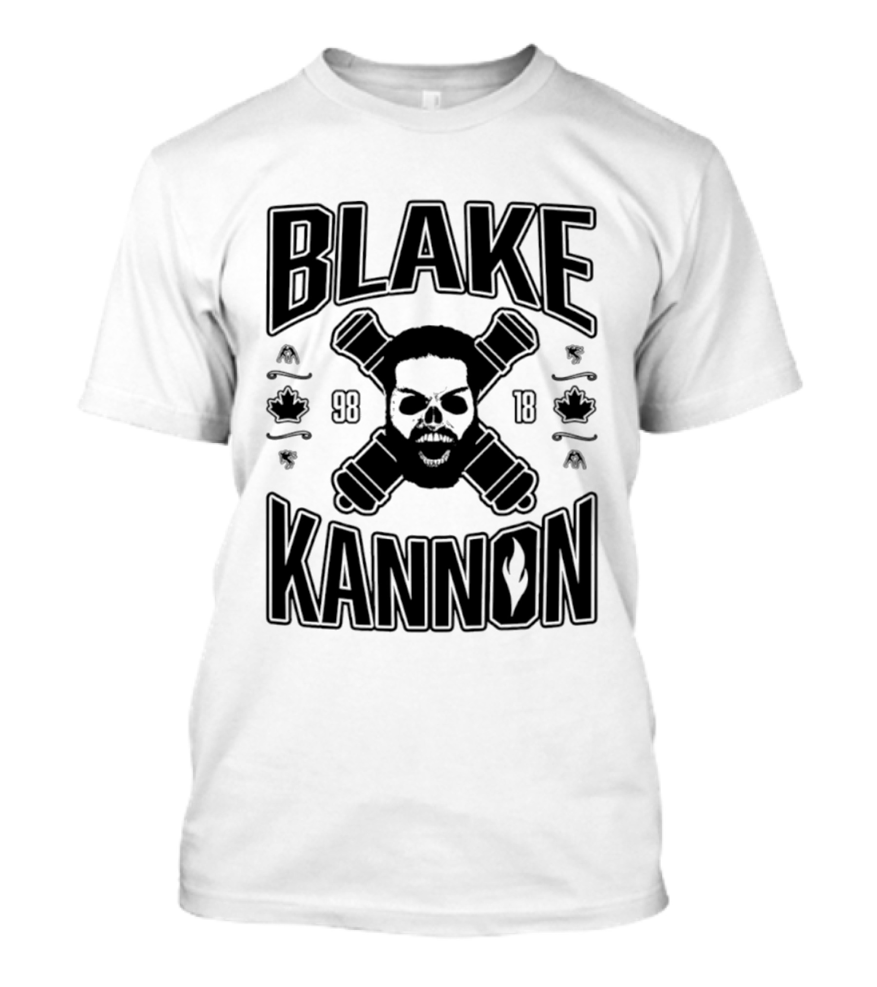 Blake Kannon 98 18 Skull Cannons Wrestling T-Shirt