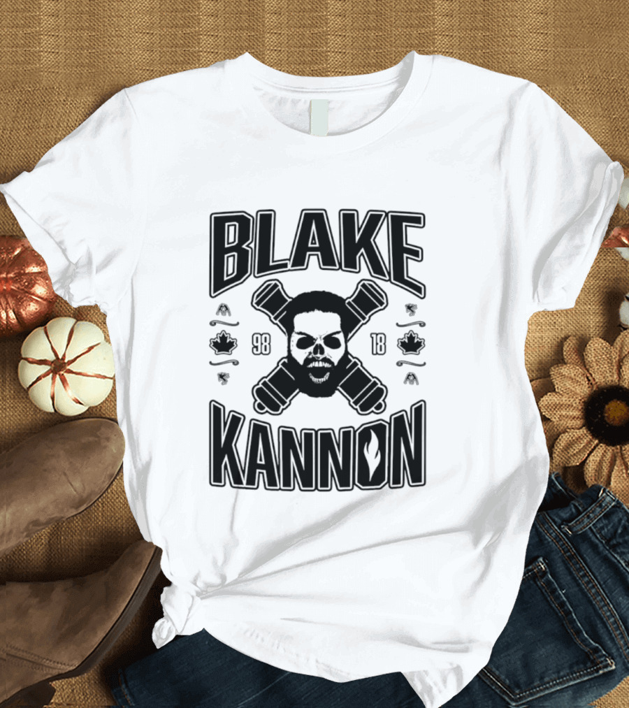 Blake Kannon 98 18 Skull Cannons Wrestling T-Shirt