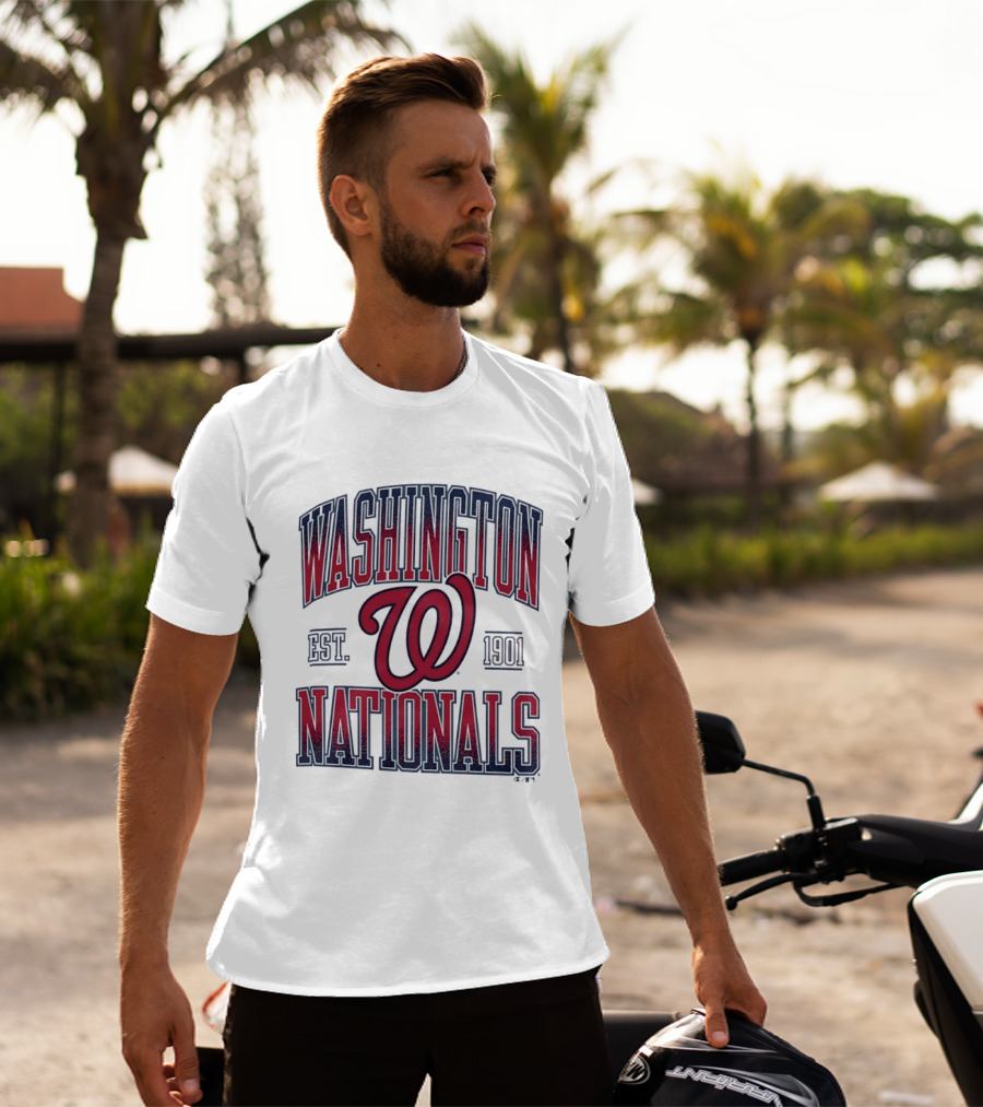 Washington Nationals Est 1901 MLB Baseball Vintage Red T-Shirt