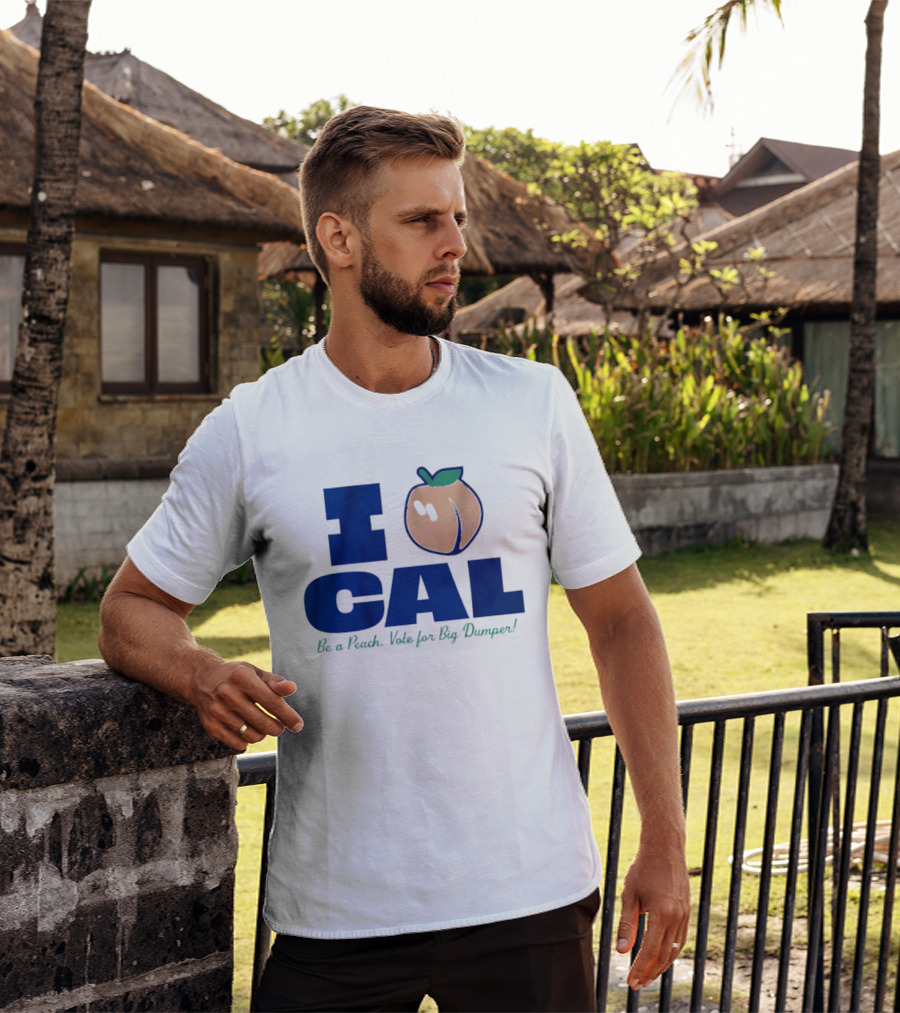 I Love Cal Peach Vote For Big Dumper Cal Raleigh T-Shirt