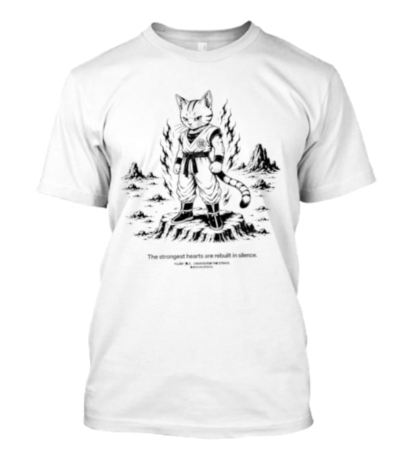 Cat Dragon Ball The Strongest Hearts Are Rebuilt In Silence Anime Fusion T-Shirt