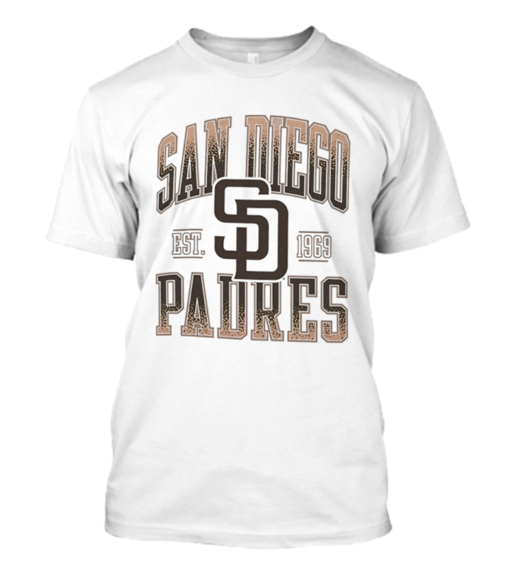 San Diego Padres Est 1969 MLB SD Logo Baseball T-Shirt