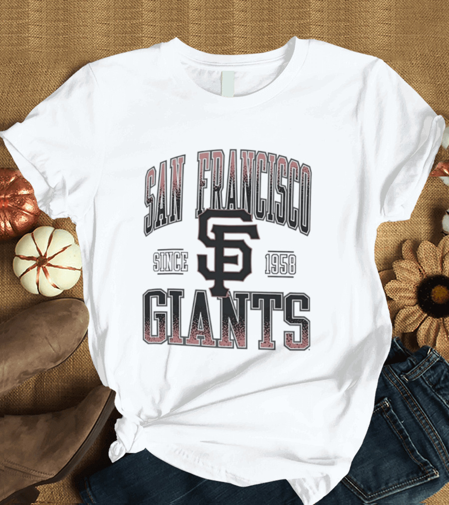 San Francisco Giants SF Since 1958 MLB Baseball T-Shirt