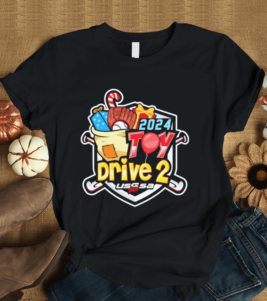 2024 USSSA Toy Drive 2 Baseball Event T-Shirt