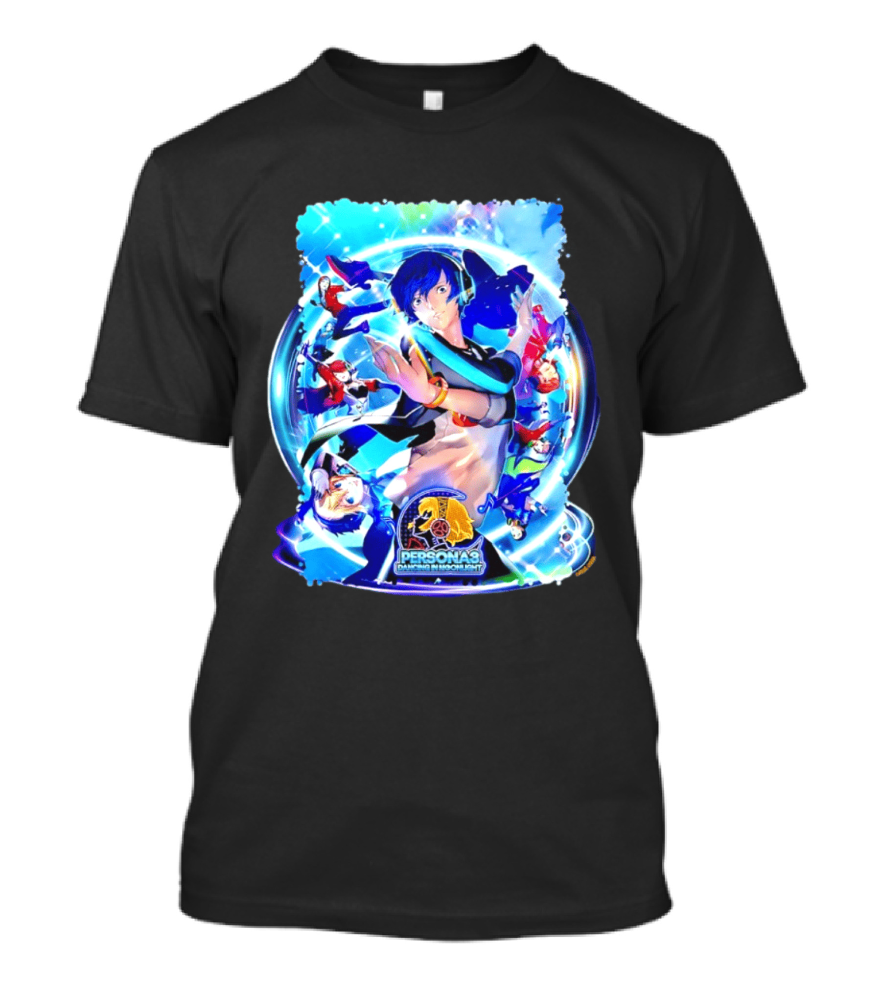 Persona 3 Dancing In Moonlight ATLUS Colorful Character Collage T-Shirt