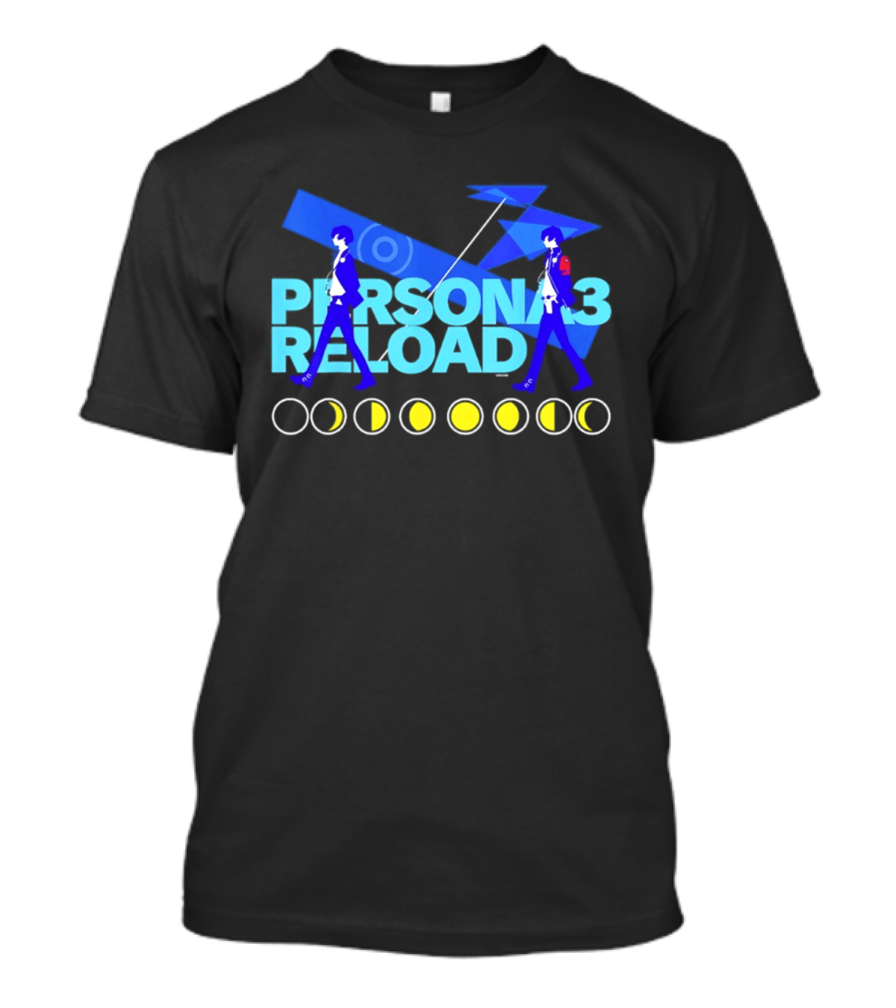 ATLUS Persona 3 Reload Classic Characters Moon Phases T-Shirt