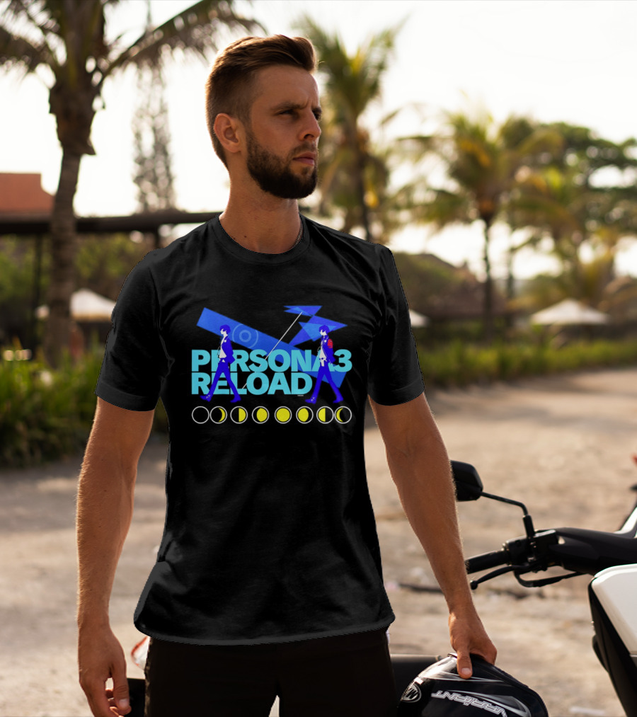 ATLUS Persona 3 Reload Classic Characters Moon Phases T-Shirt