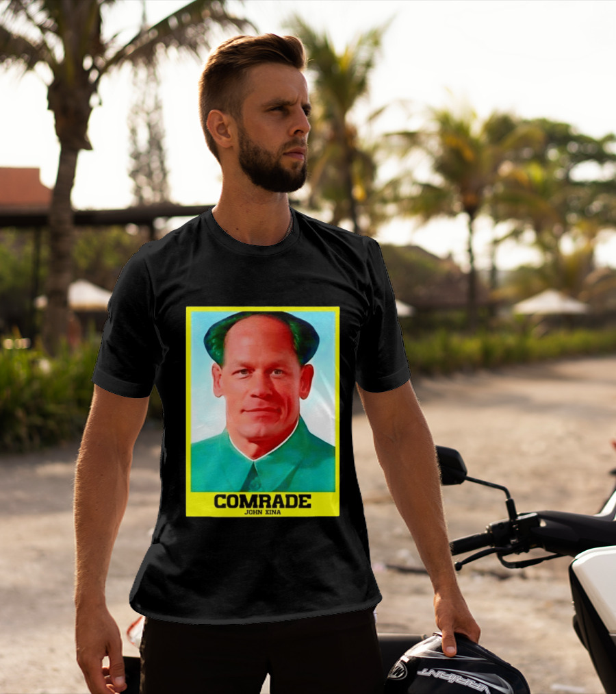 Comrade John Xina Meme Mao Zedong Parody Image T-Shirt