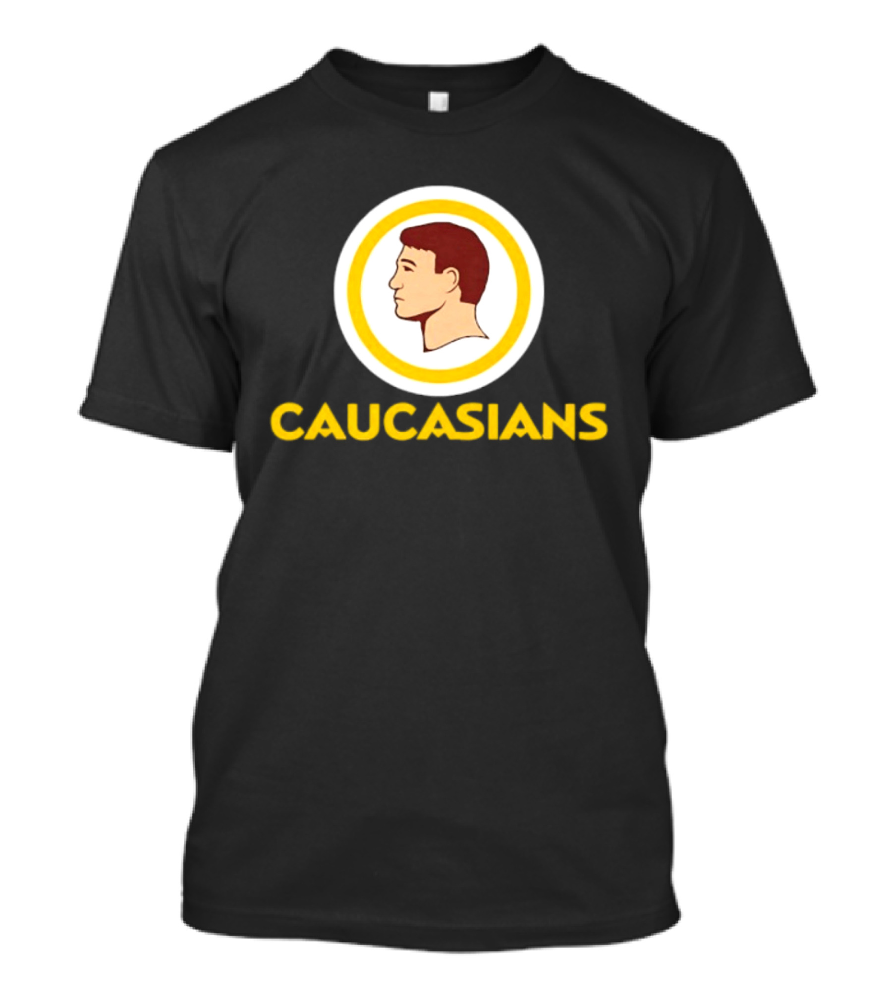 Caucasians Satire Sports Humor Caucasian Face T-Shirt