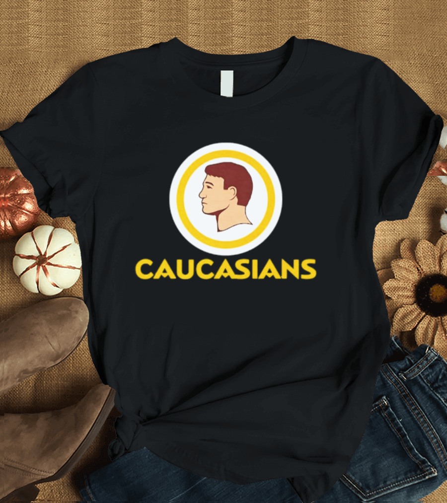 Caucasians Satire Sports Humor Caucasian Face T-Shirt