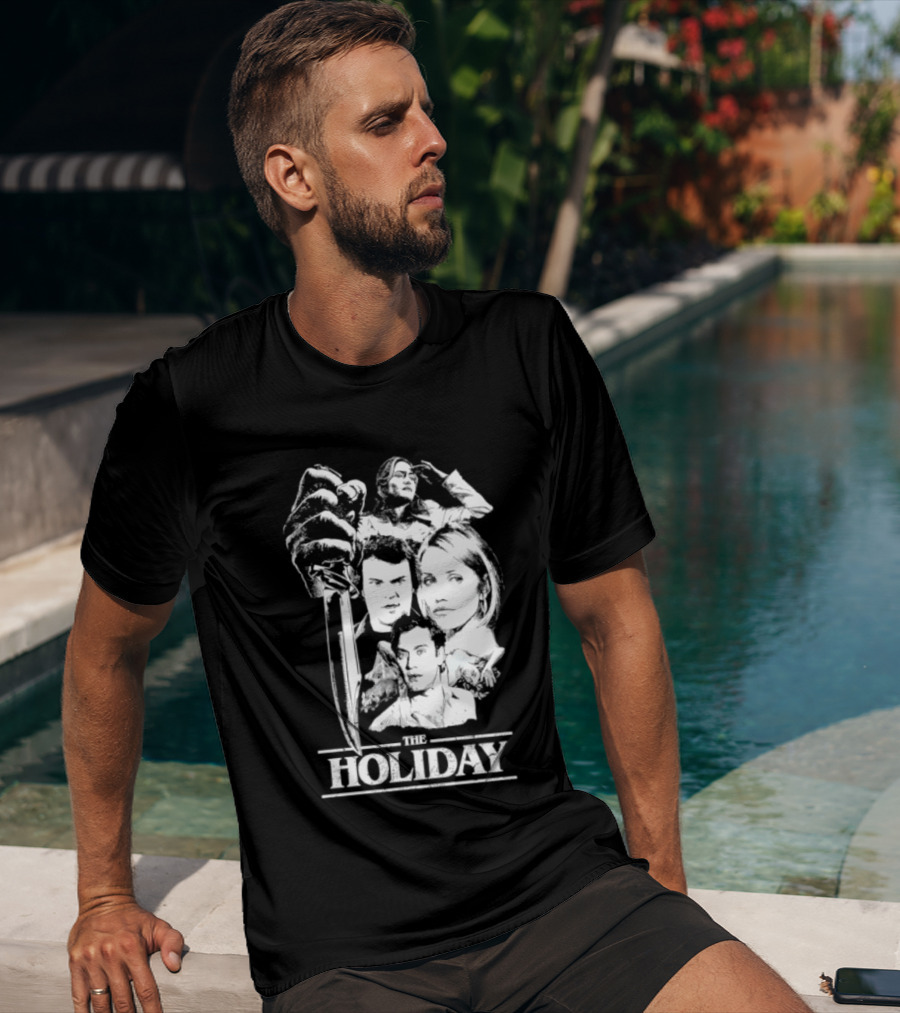 Kate Winslet Jack Black Cameron Diaz Jude Law The Holiday Horror Slasher Mashup T-Shirt