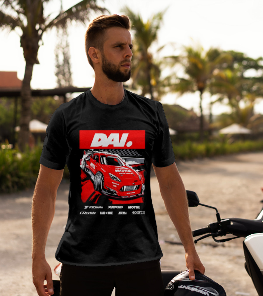 Dai Yoshihara Motul Advan Subimods Greddy Kaido House Sparco Yokohama Racing Car T-Shirt