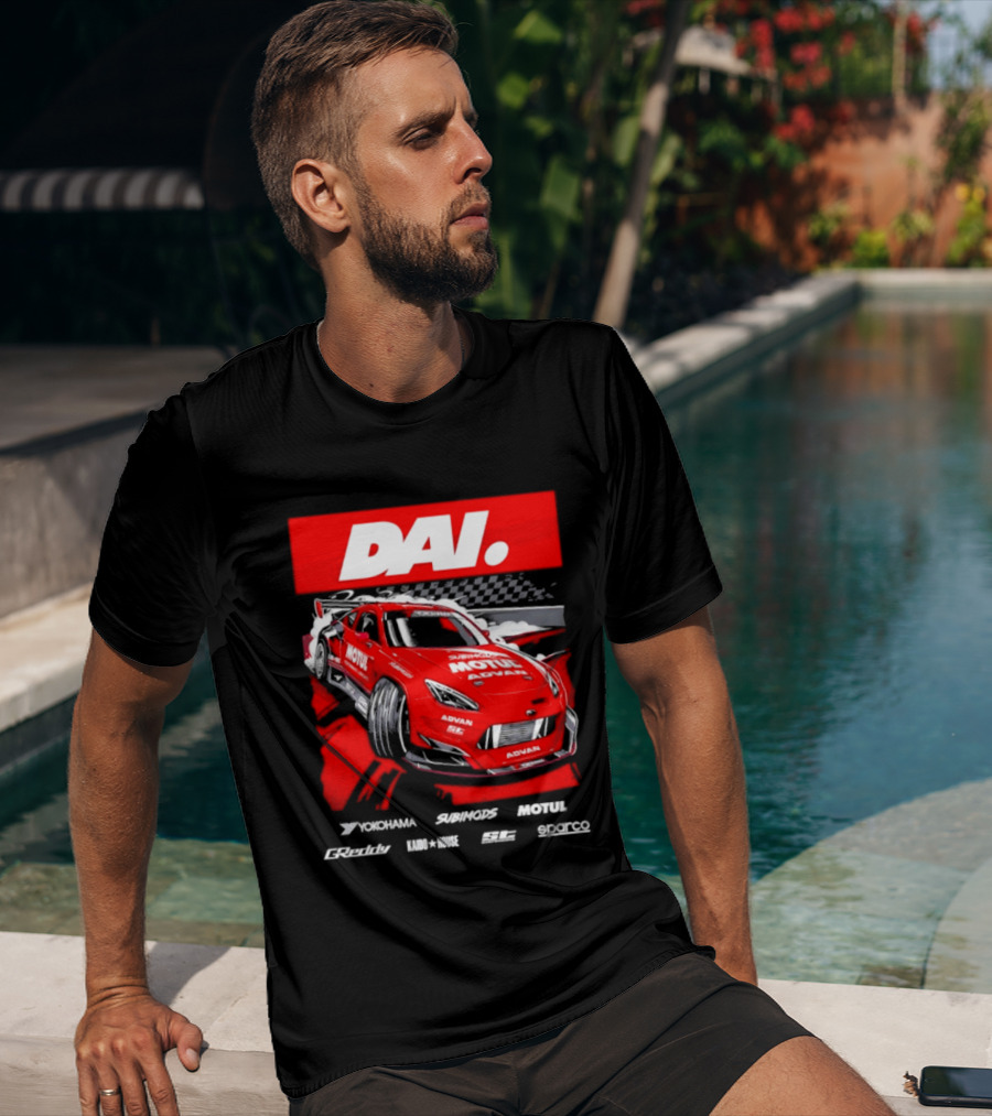 Dai Yoshihara Motul Advan Subimods Greddy Kaido House Sparco Yokohama Racing Car T-Shirt