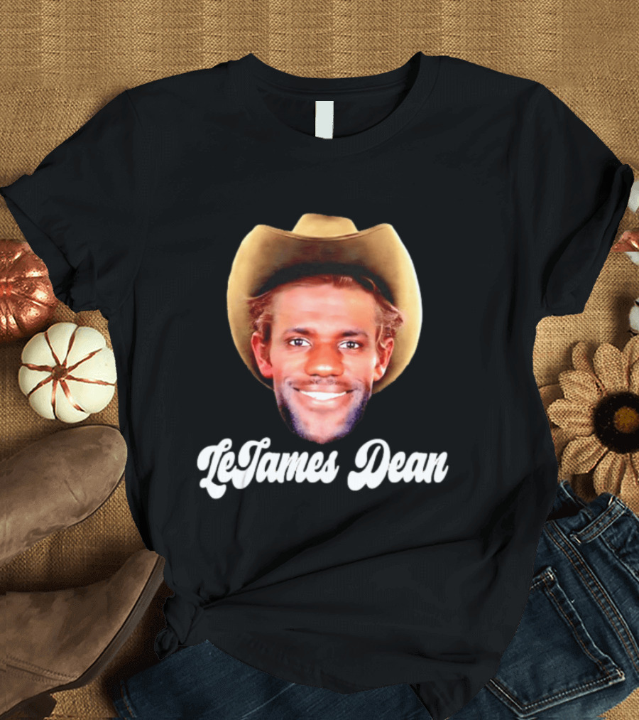 LeBron James LeJames Dean Cowboy Hat T-Shirt