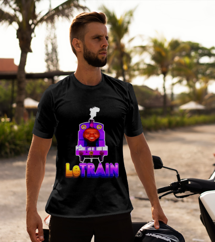 LeBron James LeTrain Meme With Philadelphia 76ers Concept T-Shirt