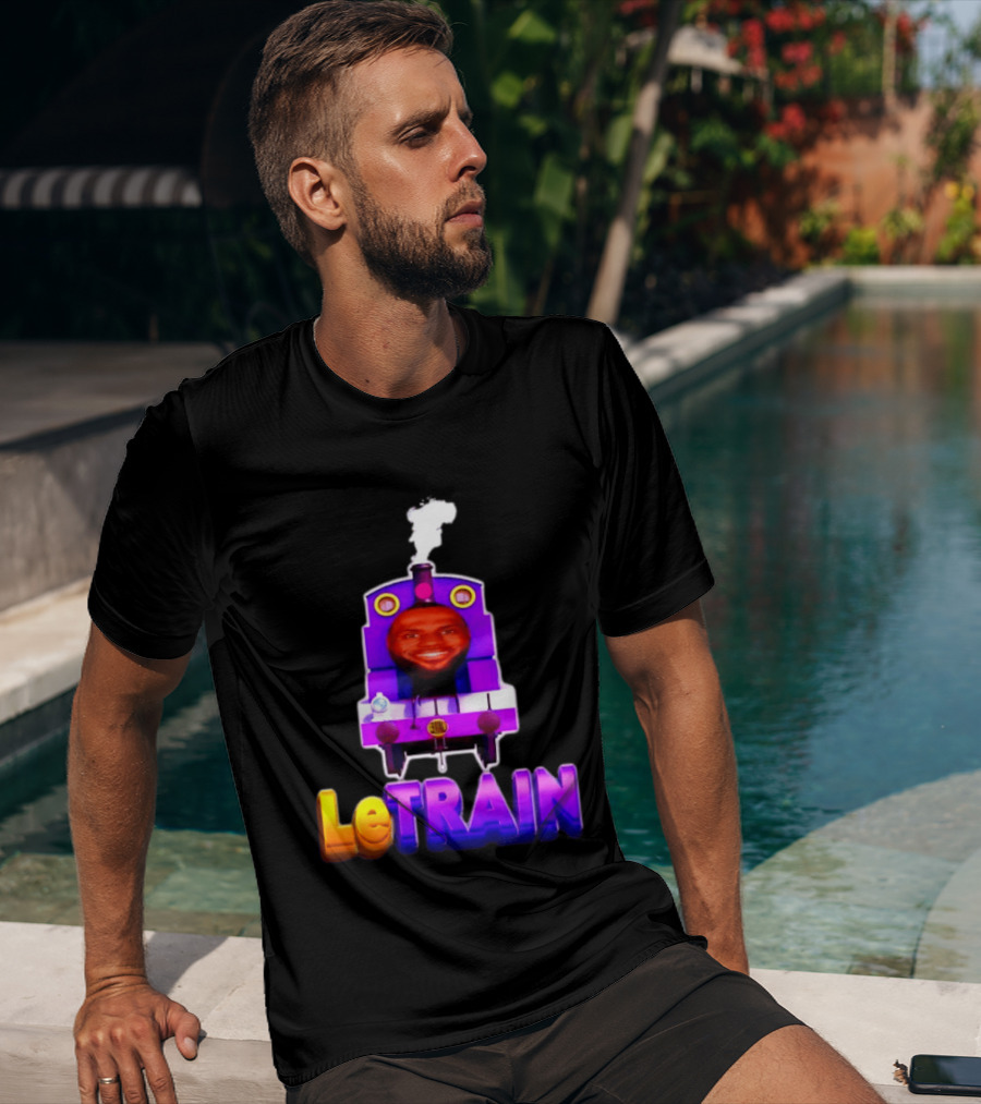 LeBron James LeTrain Meme With Philadelphia 76ers Concept T-Shirt