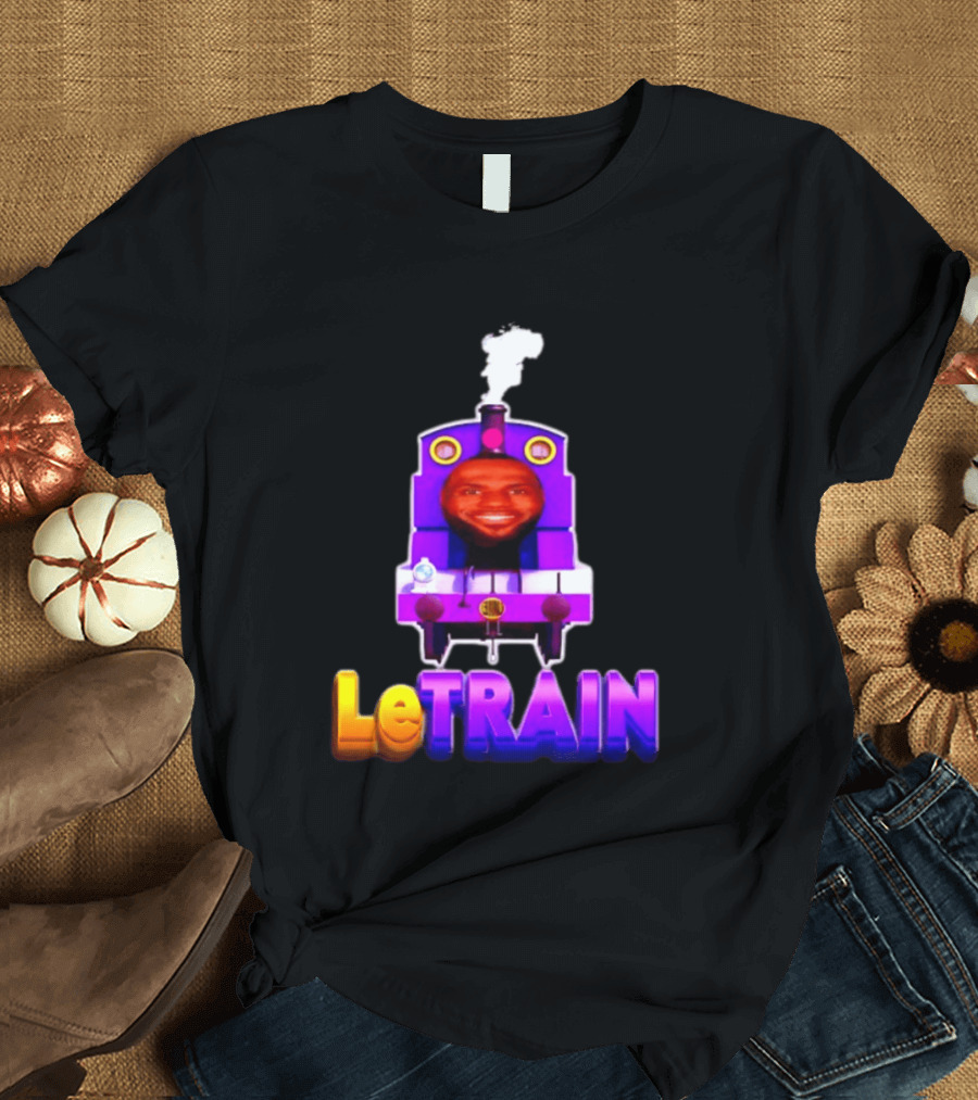LeBron James LeTrain Meme With Philadelphia 76ers Concept T-Shirt