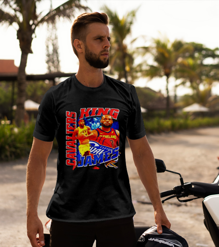 Cleveland Cavaliers King James LeBron Nike NBA Basketball Star T-Shirt