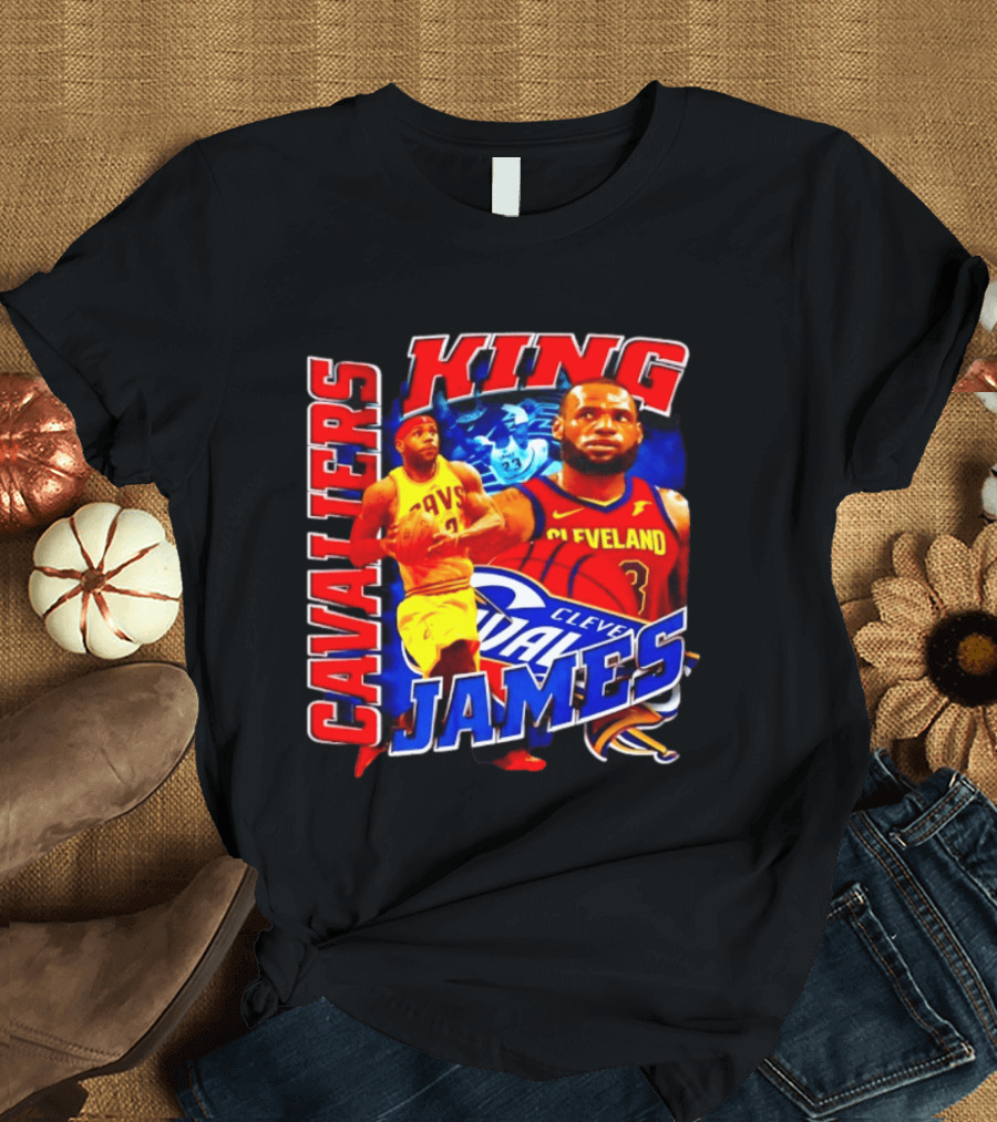 Cleveland Cavaliers King James LeBron Nike NBA Basketball Star T-Shirt