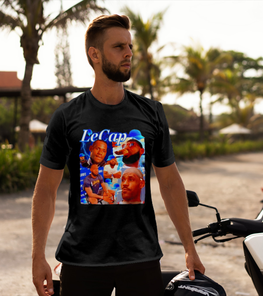LeBron James LeCap Lakers Playoffs Meme T-Shirt
