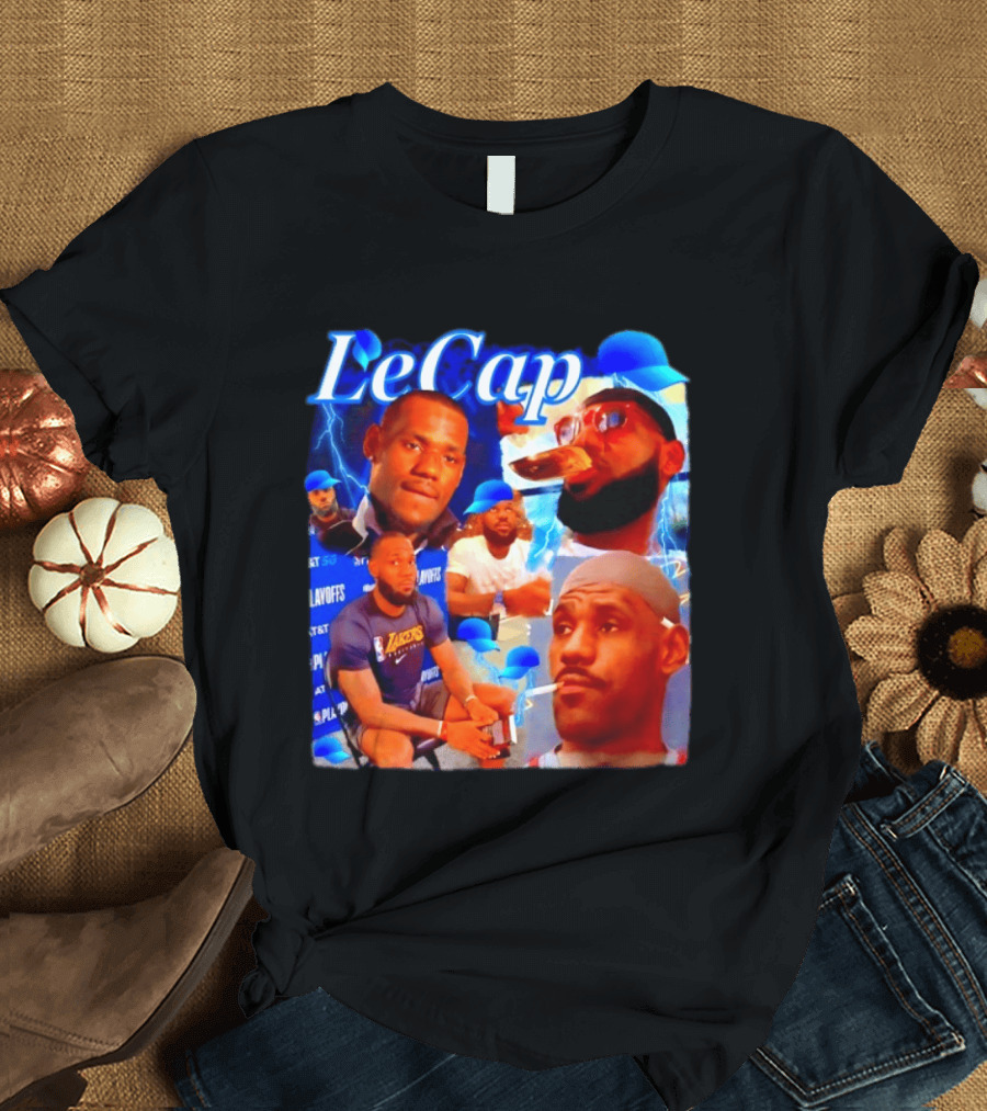 LeBron James LeCap Lakers Playoffs Meme T-Shirt