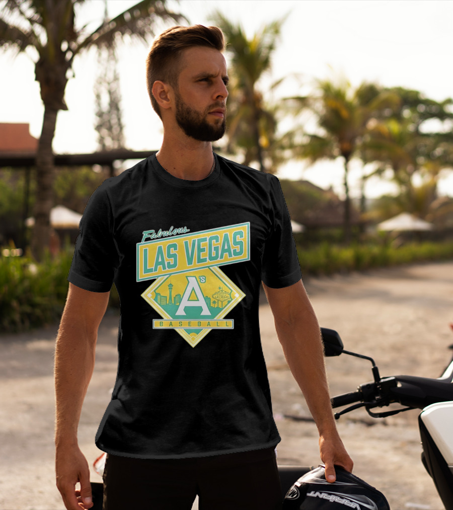 Fabulous Las Vegas A's Baseball 2026 Skyline T-Shirt