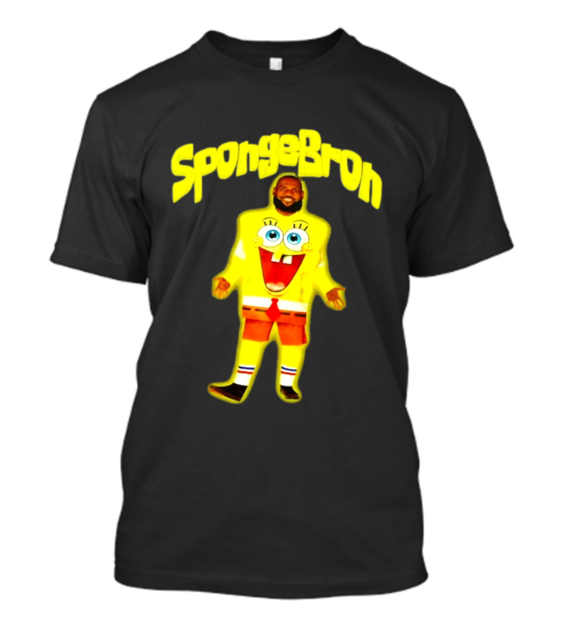 SpongeBron LeBron James Los Angeles Lakers T-Shirt
