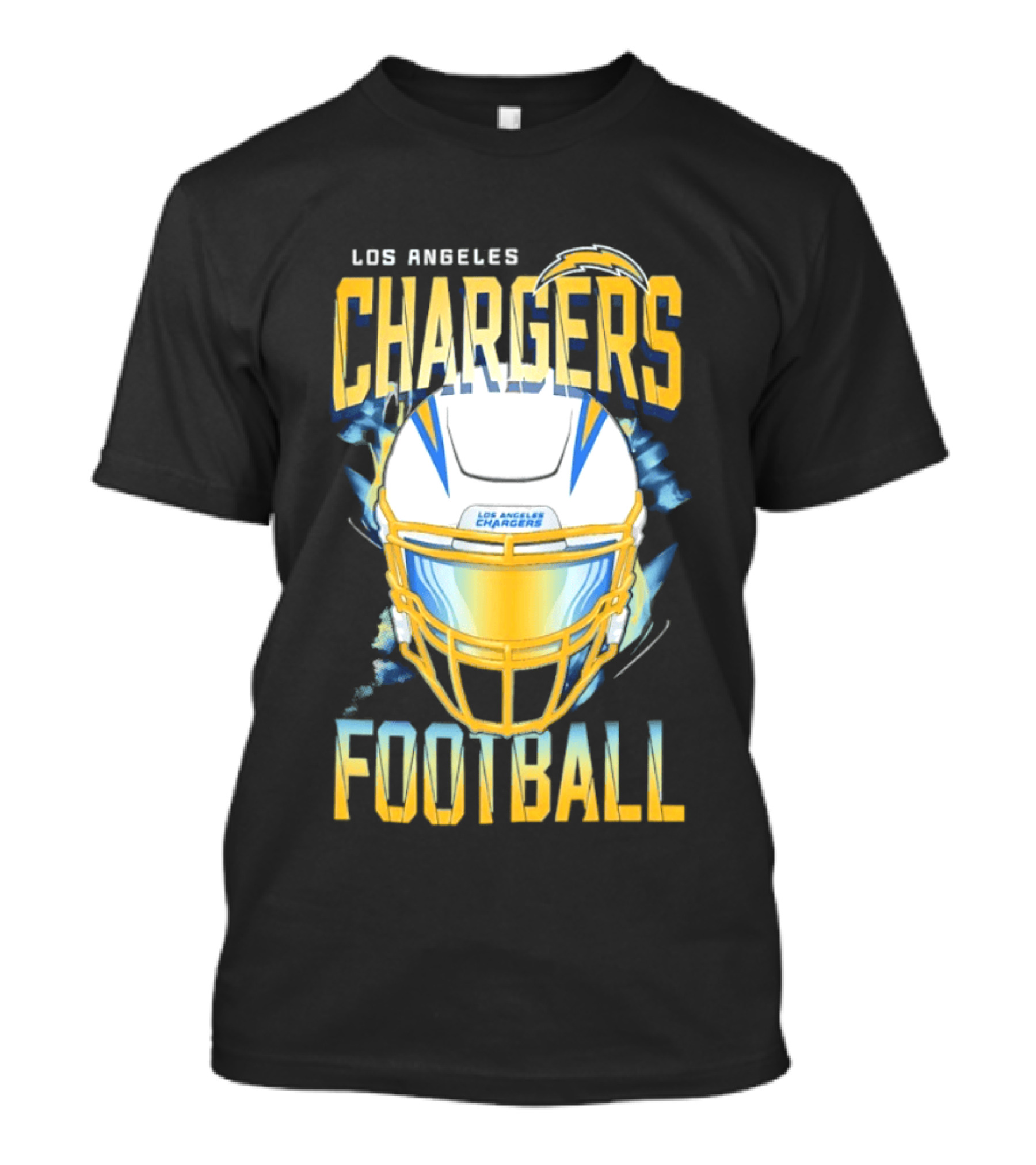 Los Angeles Chargers Football Helmet 2026 Season Team Spirit T-Shirt