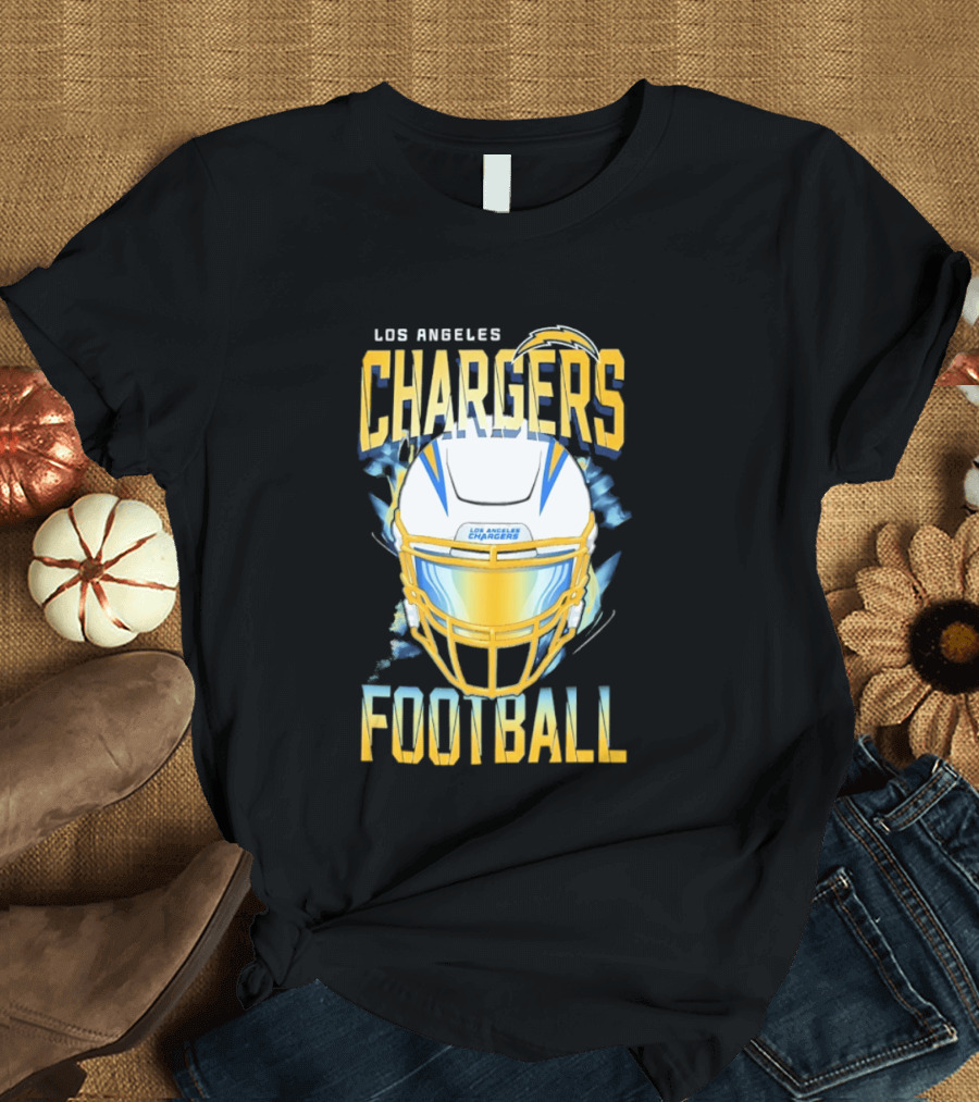 Los Angeles Chargers Football Helmet 2026 Season Team Spirit T-Shirt
