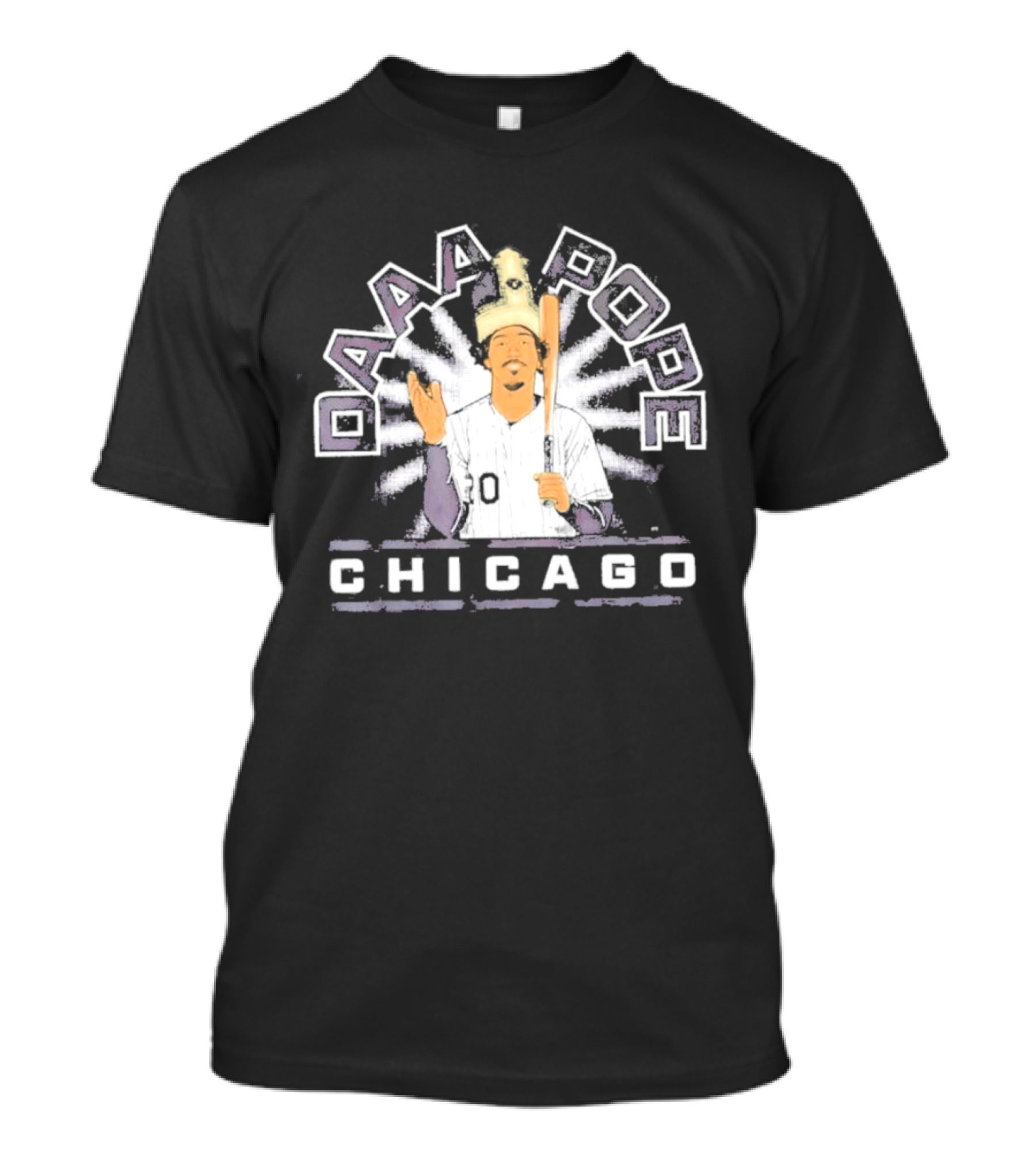 Daaa Pope Chicago South Side Baseball Miguel Vargas T-Shirt