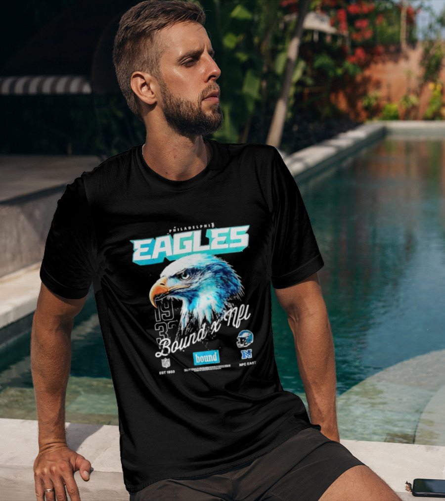 Philadelphia Eagles Bound NFC East 1933 Bird Head Helmet NFL T-Shirt