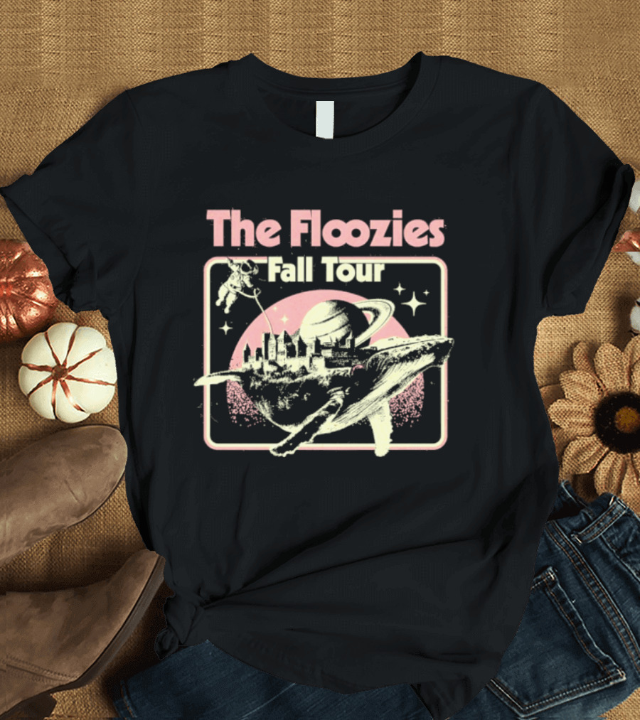 The Floozies Fall Tour Astronaut Whale Castle Space Adventure T-Shirt