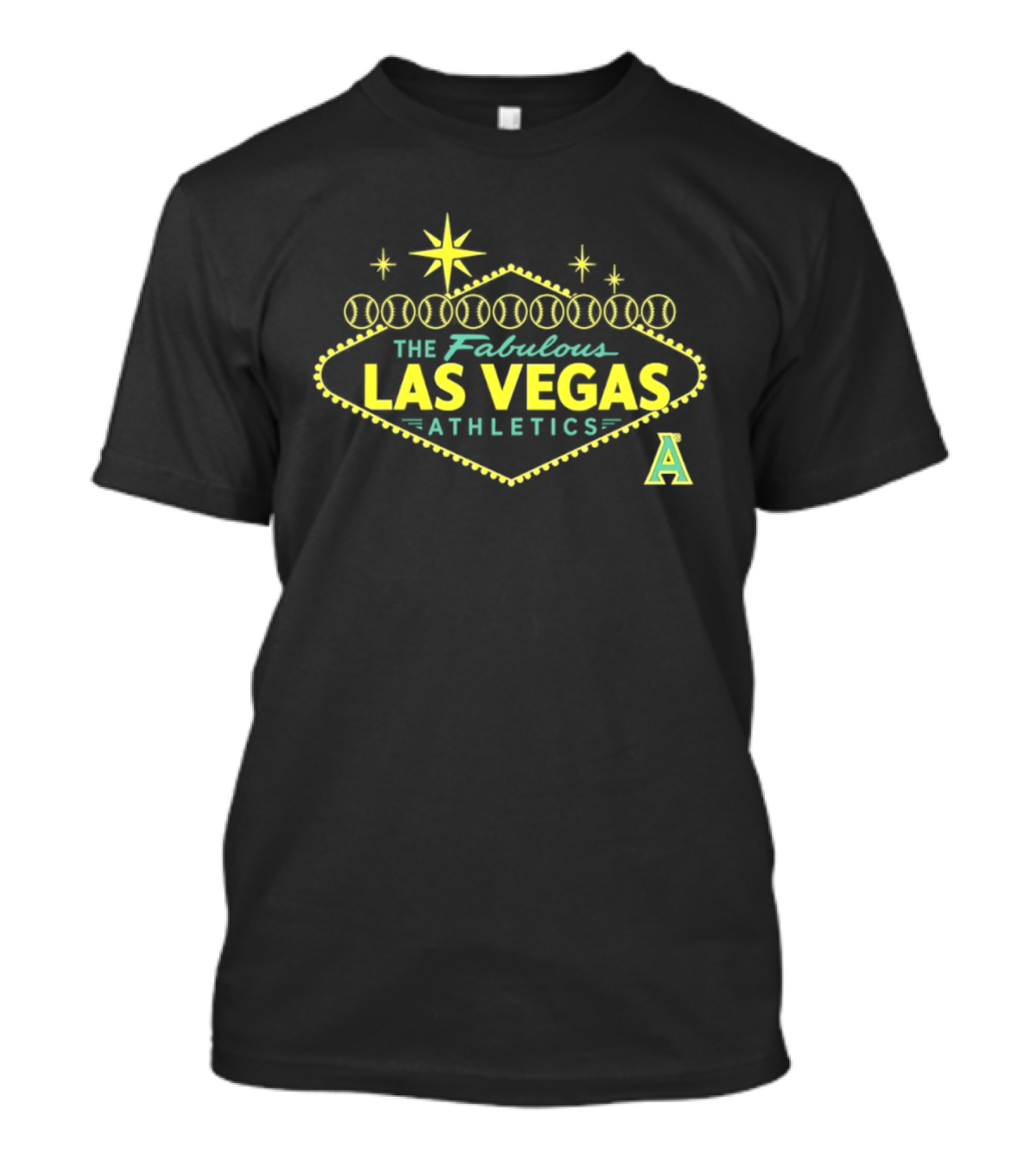 The Fabulous Las Vegas Athletics MLB Baseball 2026 Welcome Sign T-Shirt