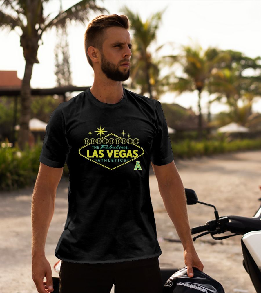 The Fabulous Las Vegas Athletics MLB Baseball 2026 Welcome Sign T-Shirt