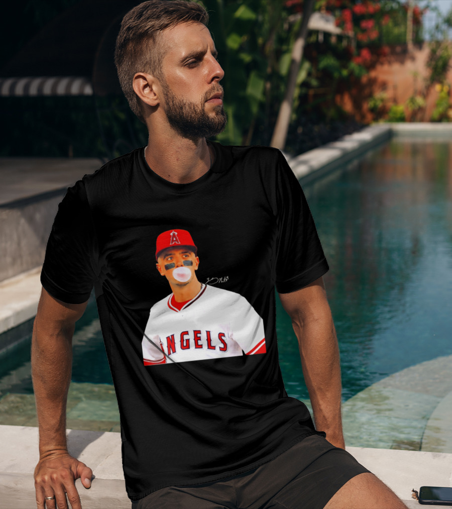 Zach Neto Los Angeles Angels 2026 MLB Season Bubblegum Moment T-Shirt