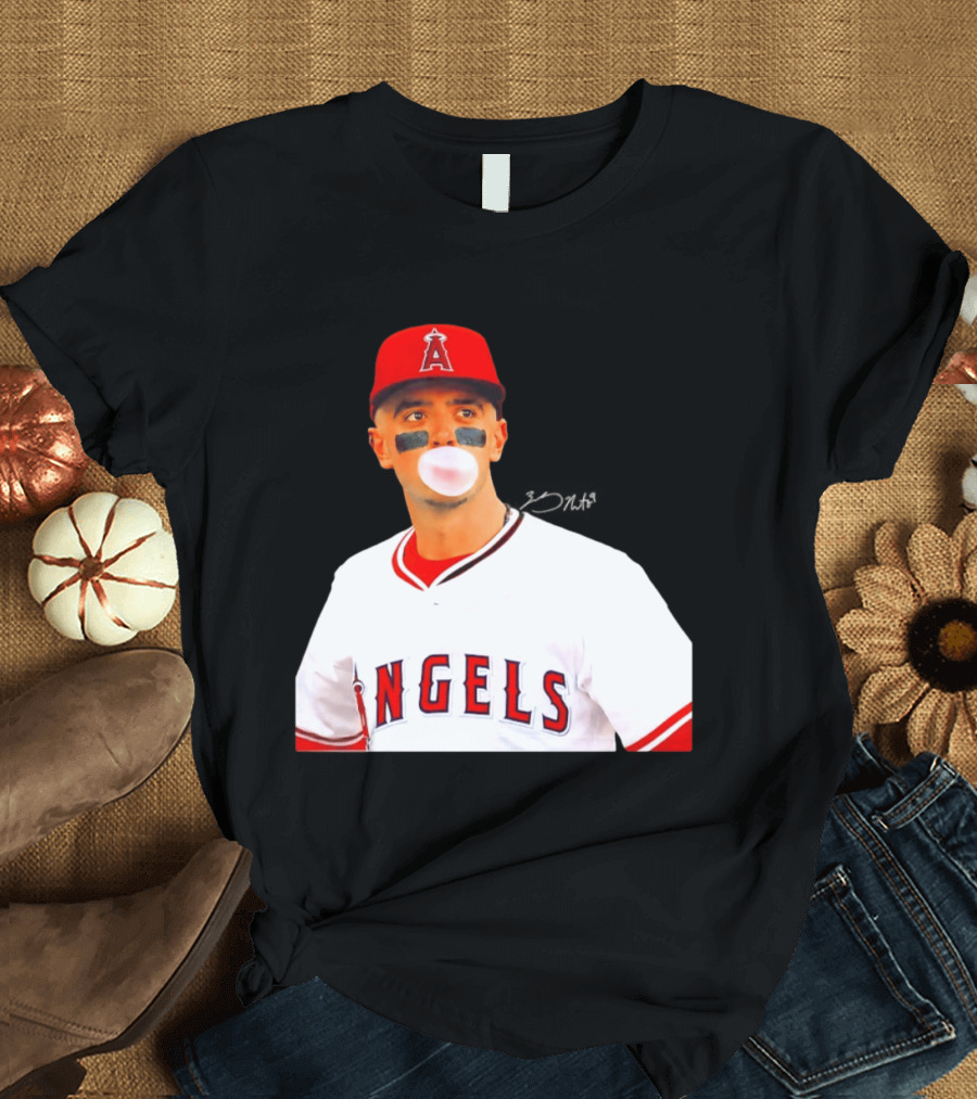 Zach Neto Los Angeles Angels 2026 MLB Season Bubblegum Moment T-Shirt