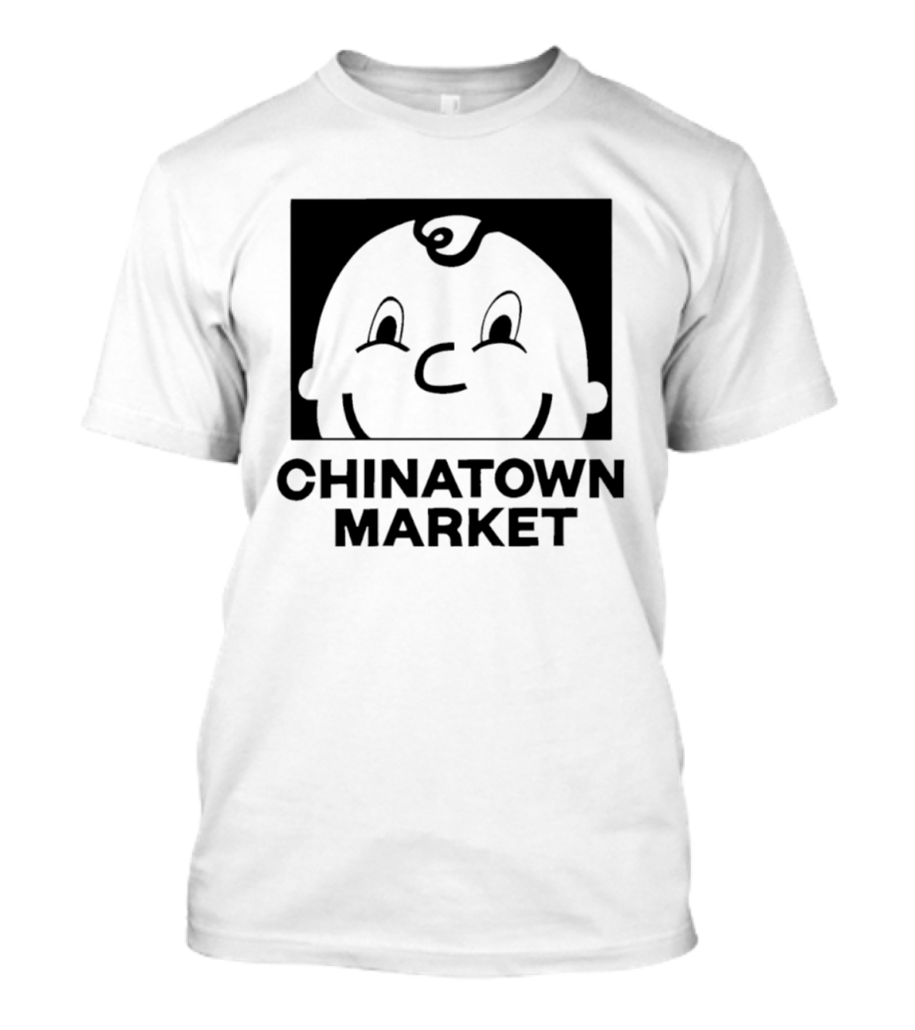 Chinatown Market Smiley Face Retro Cartoon T-Shirt