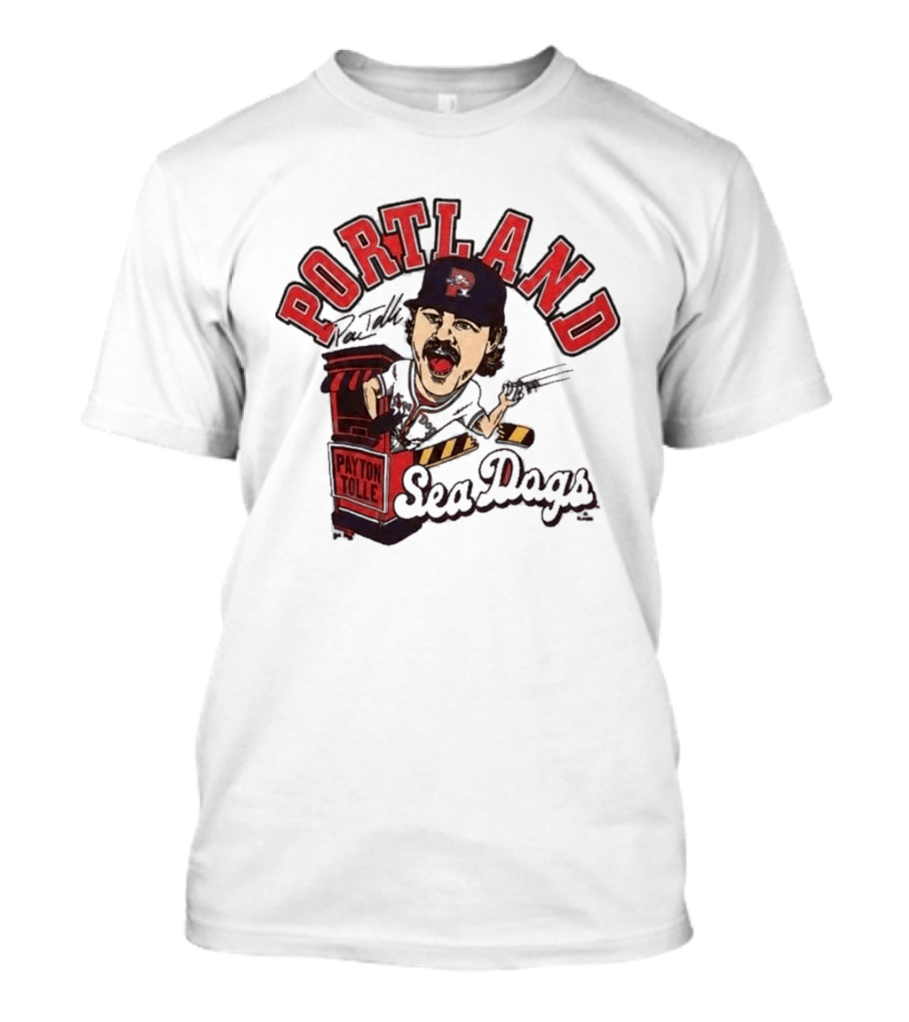 Payton Tolle Portland Sea Dogs Baseball T-Shirt