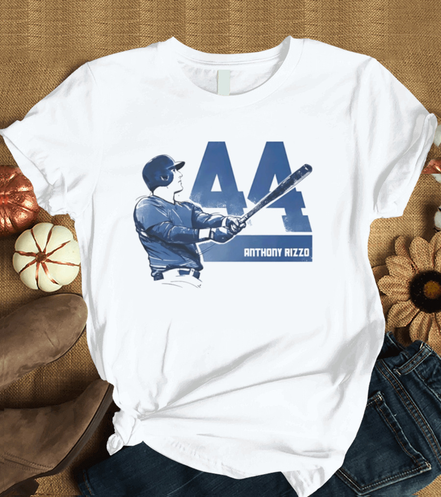 Anthony Rizzo 44 Swing Chicago Cubs Slugger T-Shirt