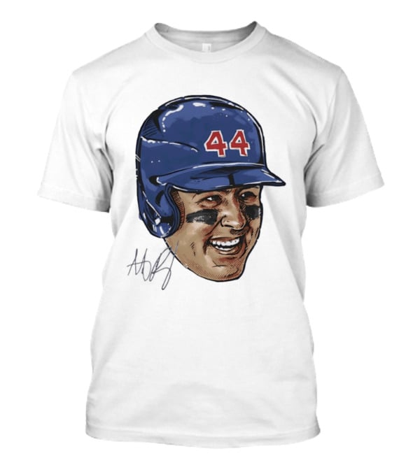 Anthony Rizzo 44 Chicago Cubs Iconic Smile Swag Head T-Shirt