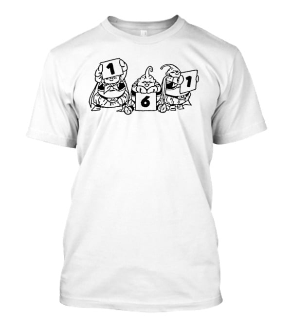 Dragon Ball Z Majin Buu Characters 1 6 1 Anime Manga T-Shirt