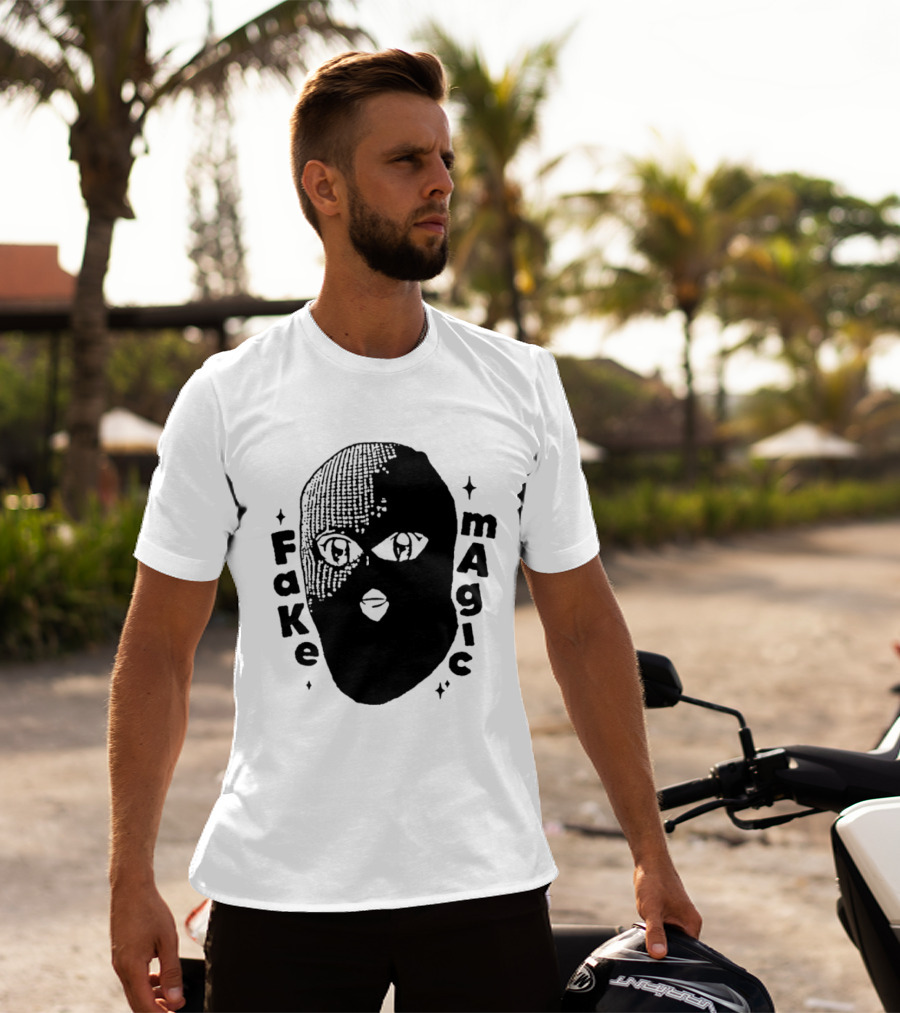 Fake Magic Anime Eyes Balaclava Ski Mask T-Shirt