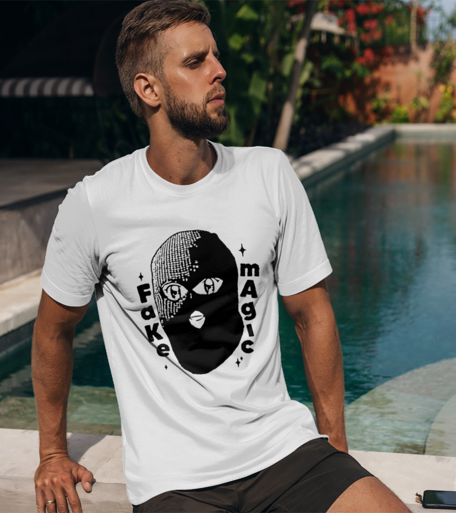 Fake Magic Anime Eyes Balaclava Ski Mask T-Shirt