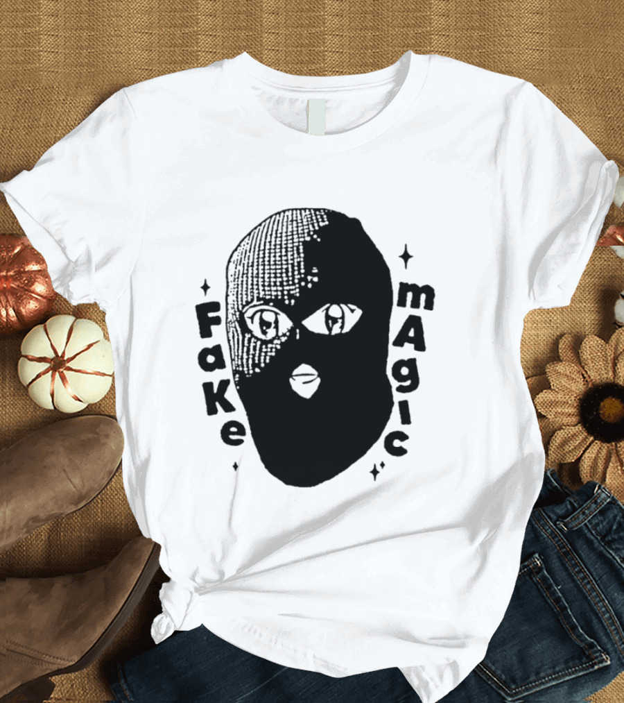 Fake Magic Anime Eyes Balaclava Ski Mask T-Shirt