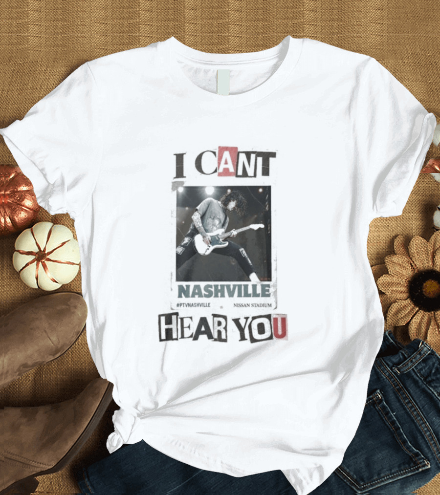 Pierce The Veil I Can't Hear You Nashville World Tour 2026 T-Shirt