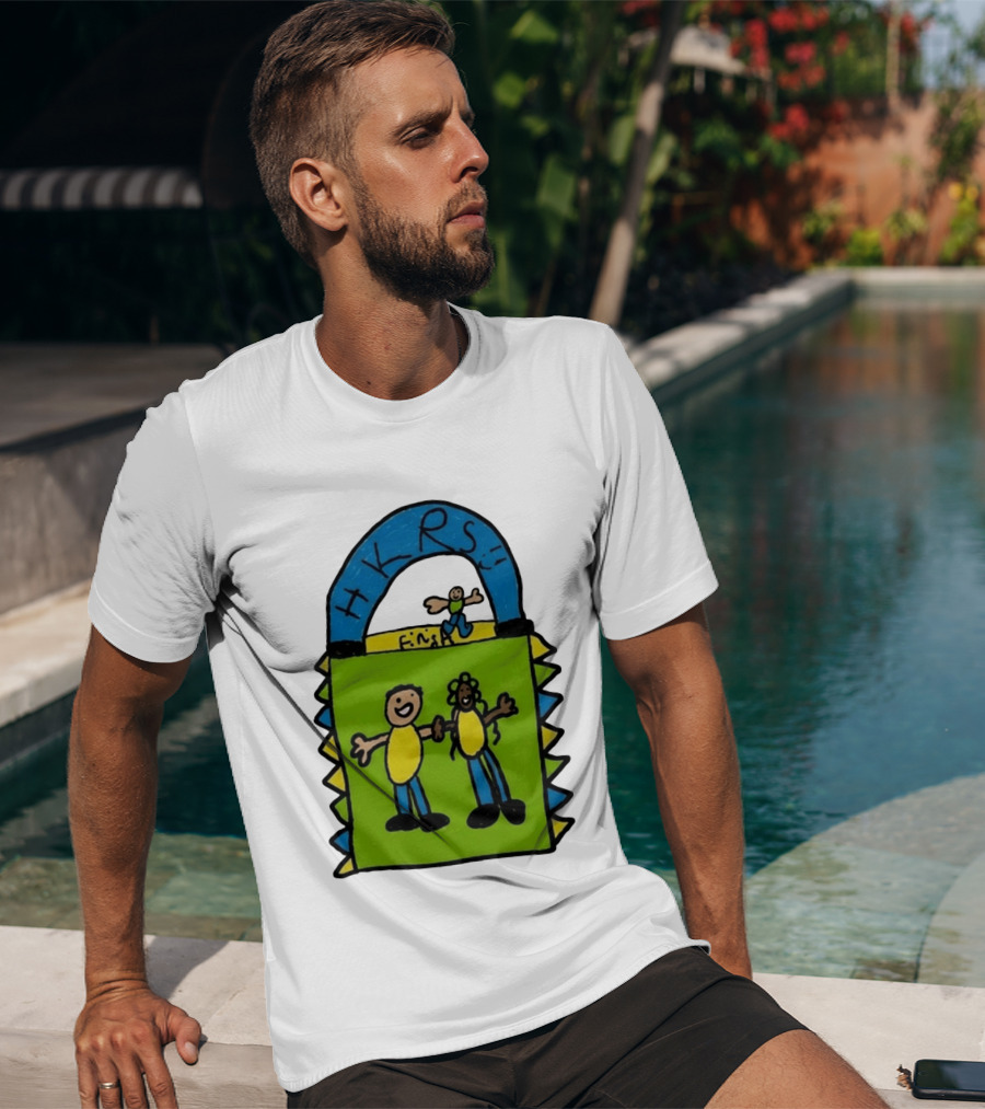 HKRS Kanick Healthy Running Series Fun Finish Line Kids Drawing T-Shirt