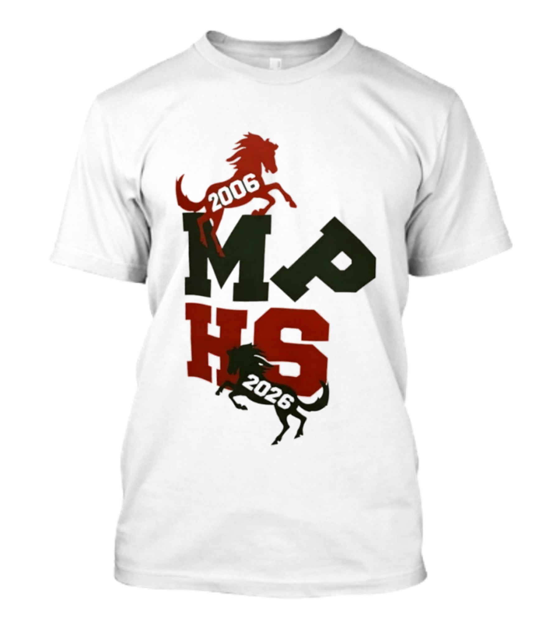 Morgan Park Mustangs MPHS 2006 2026 T-Shirt