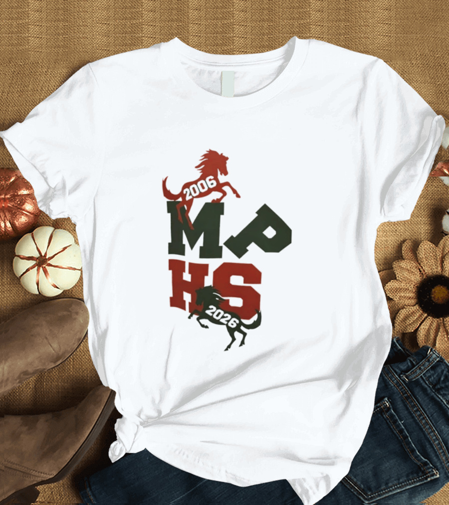 Morgan Park Mustangs MPHS 2006 2026 T-Shirt