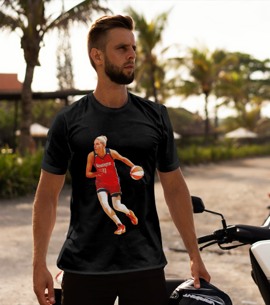 Elena Delle Donne Washington Mystics Basketball Hall Of Fame Player 11 T-Shirt