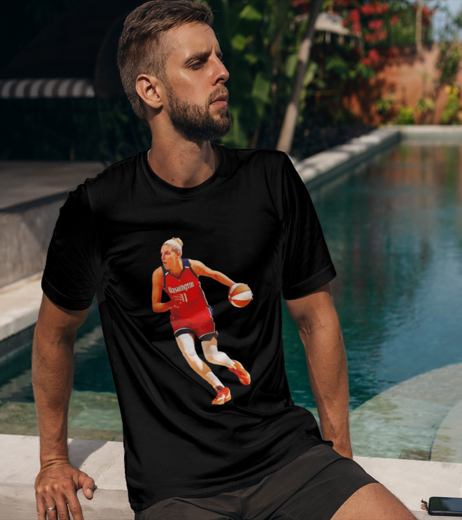 Elena Delle Donne Washington Mystics Basketball Hall Of Fame Player 11 T-Shirt
